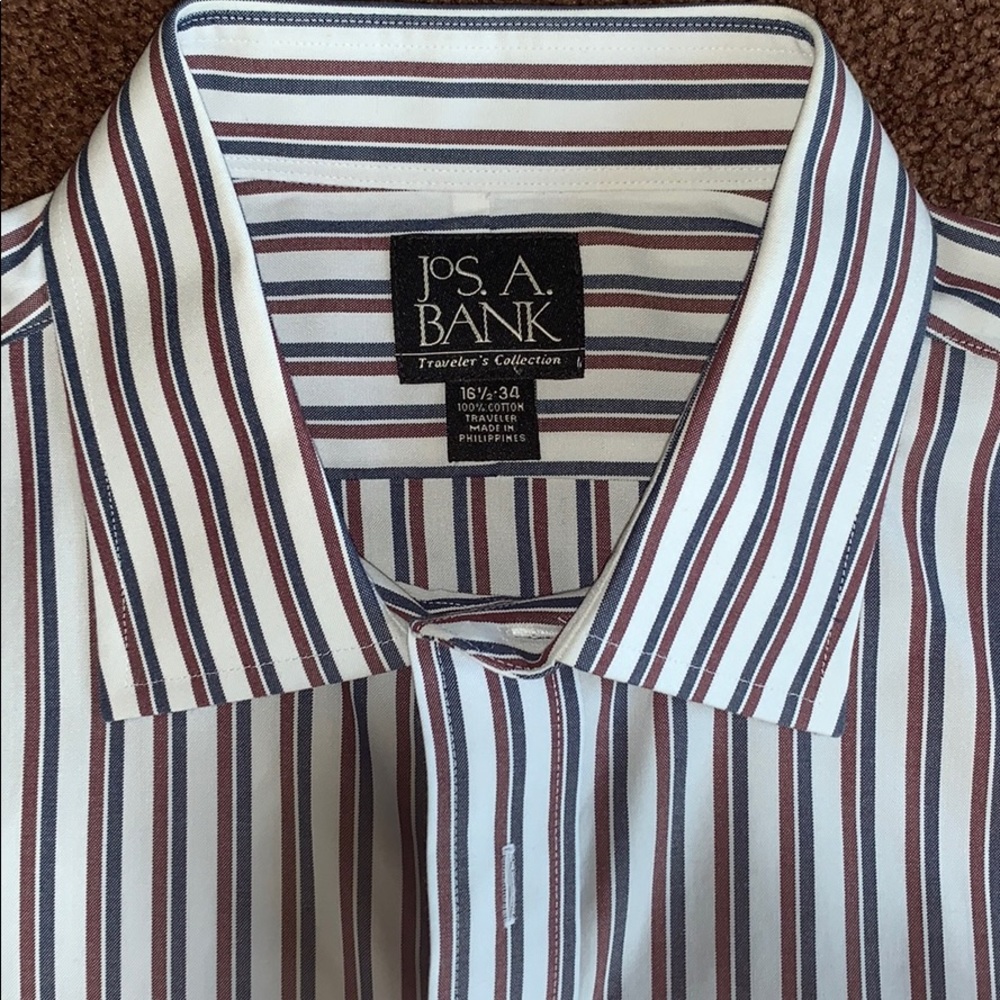 EUC Jos. A. Bank Button Down, 16 1/2 - 34